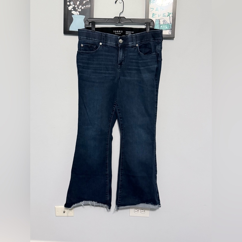 Torrid Women's Deep Indigo Flare Jeans